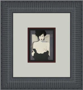 Patrick Nagel UNTITLED IX Custom Framed Print - Picture 1 of 2