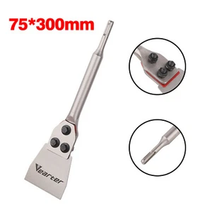 75X300mm Floor Chisel Blade Render Remover SDS PLUS Tile Glue Scraper Drill Bit - Picture 1 of 11