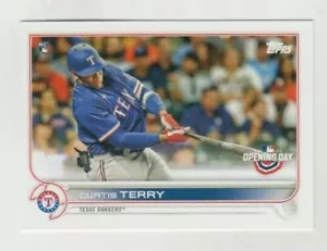 (12) Curtis Terry 2022 TOPPS OPENING DAY ROOKIE LOT #20 TEXAS RANGERS RC - Picture 1 of 1