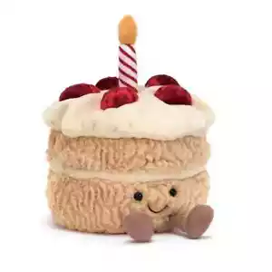 Amuseables Birthday Cake Plush Strawberry Doll kids girl boy gift - Picture 1 of 3