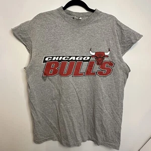 Vintage Chicago Bulls Shirt Magic Johnson Originals Gray Mens XL Single Stitch - Picture 1 of 12