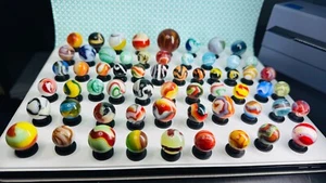 NLR Antique Vintage Marbles Collection Lot Peltier Akro Alley Vitro Christensen - Picture 1 of 24