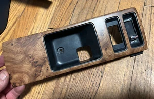 1991-1993 Chevrolet Caprice Wood RH Driver Door Panel Handle Bezel Trim - Picture 1 of 10