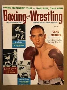 Boxing & Wrestling Magazine Dec 1957 Cover Joey Giardello 4572 - Bild 1 von 2