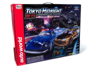Auto World Tokyo Midnight Underground Racing 16' HO Scale Slot Car Set - Picture 1 of 4