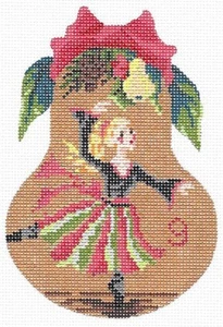 Needlepoint Handpainted Kelly Clark 12 Days Christmas Pears ~Choose Canvas/Guide - Picture 1 of 36