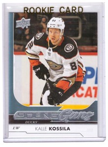Kalle Kossila 2017-18 Upper Deck Sr.2 Young Guns Rookie Card #460