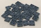 30 New Lego 2x2 Sand Blue Plates Lot: 3022 flats pieces for building