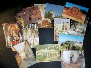 Israel postcards set of 27 Jerusalem, Jericho, Haifa, Bethlehem + discount card - Picture 1 of 4
