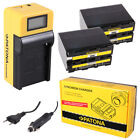 2X Batterie Patona + Ladegerät Synchron Lcd Usb Für Sony Dsr-Pd175p