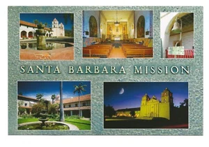 Postcard Santa Barbara Mission California Scott Gibson #709 - Picture 1 of 2