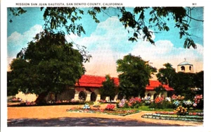 Postal Mission San Juan Bautista Condado de San Benito a56 - Imagen 1 de 2