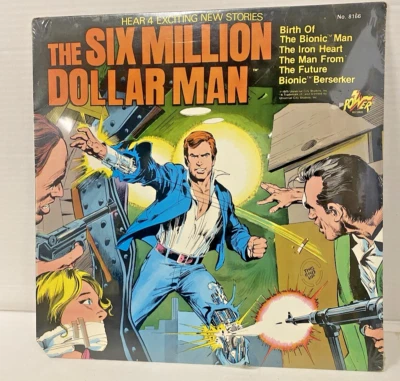 Peter Pan - Six Million Dollar Man: Exciting New Stories (1976) [SEALED] Vinyl - Image 1 of 2