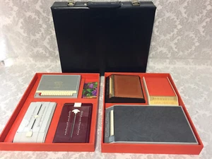 RARE ANCIENNE MALLETTE VALISETTE REPRESENTANT DE COMMERCE REPERTOIR TELEPHONIQUE - Picture 1 of 12
