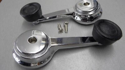 NUEVO PAR DE MANIJAS MANIVELA VENTANA JEEP CJ REPUESTO [2] 1976-1991 Foto 1 de 4
