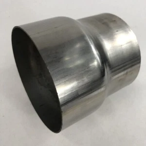 Stainless Steel T201 Exhaust Piping Reducer 3.5" to 4" Universal 3.7" length - Picture 1 of 9