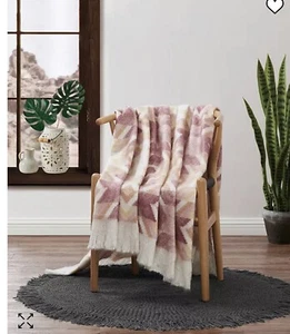 FRYE FAUX MOHAIR THROW BEDDING BNWTS $100 - Picture 1 of 9