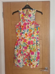 Love Label Ladies floral print Wedding Party Evening dress. Size 10 - Picture 1 of 7