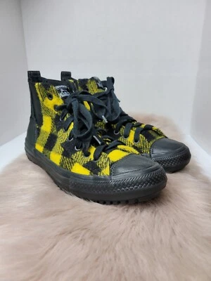Zapato Bota Chelsea Informal Converse X Woolrich Negro Amarillo Zapatilla Talla 8.5 Foto 1 de 4
