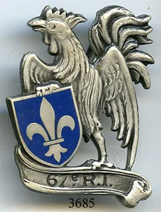 3685 - INFANTERIE - 67e R.I. - Picture 1 of 1