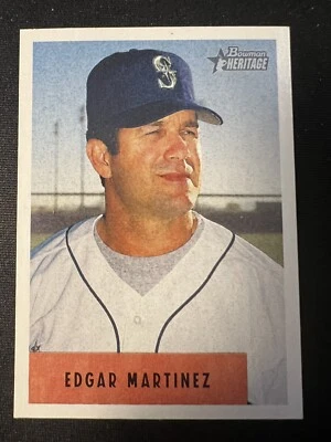 2002 Bowman Heritage Edgar Martinez #19 HOF - Image 1 of 2