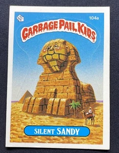 Garbage Pail Kids GPK 1986 - Serie 3 - #104a Silent Sandy - Imagen 1 de 2