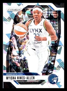 2024 WNBA Prizm Myisha Hines-Allen argento ghiaccio incrinato Minnesota Lynx #20 - Foto 1 di 2