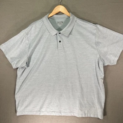 Camisa polo de rendimiento Falls Creek para hombre XXXL gris claro manga corta abotonada Foto 1 de 4