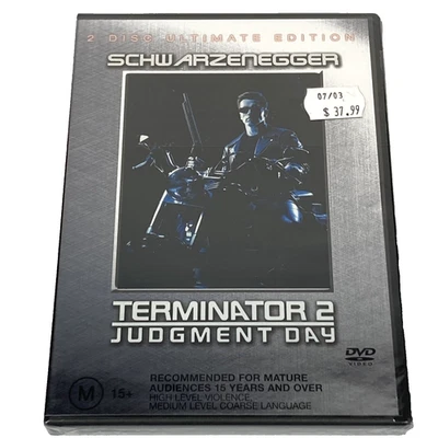 Terminator 2 Judgment Day DVD 2 Disc Ultimate Edition PAL Brand New & Sealed - Image 1 of 4