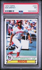 Topps #420 1979 - Ken Griffey - PSA 7 ¡Casi como nuevo!! - Imagen 1 de 2
