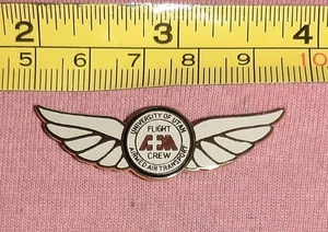 RARE University of Utah AirMed Air Transport Flight Crew Wings Lapel Pin - Bild 1 von 3