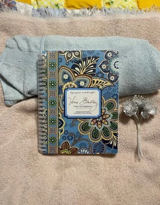 Mini Cuaderno Vera Bradley Bali Azul con Etiquetas Retirado Nuevo Con Etiquetas Foto 1 de 4