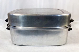 Frigidaire Radiant Wand Spritzerfrei Bräter Grill Vintage Aluminium Grillpfanne  - Bild 1 von 9