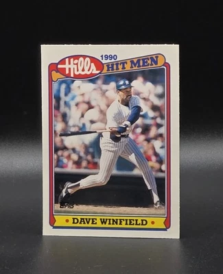 1990 Topps Hills Hit Men DAVE WINFIELD Card #17 New York Yankees - Image 1 of 2