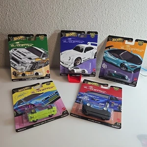 Juego completo de 5 siluetas Hot Wheels Premium Car Culture - Imagen 1 de 2