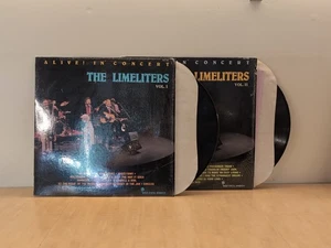 SIGNED! The Limeliters – Alive! In Concert Vol. I & II  1986 2 LP Open Shrink  - Foto 1 di 15