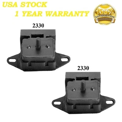 2PCS FRONT LEFT & RIGHT MOTOR MOUNT FIT JEEP CHEROKEE, CJ5, CJ6, CJ7, COMMANDO - Image 1 of 3