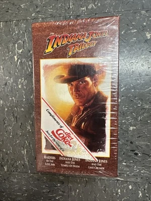 The Indiana Jones Trilogy Collectors Edition VHS Boxed Set SEALED - Image 1 of 2