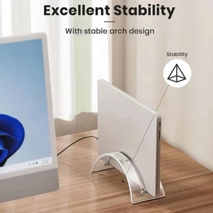 Acrylic Desktop Stand Acrylic Vertical Laptop Stand With High Stability Strong - Afbeelding 1 van 8