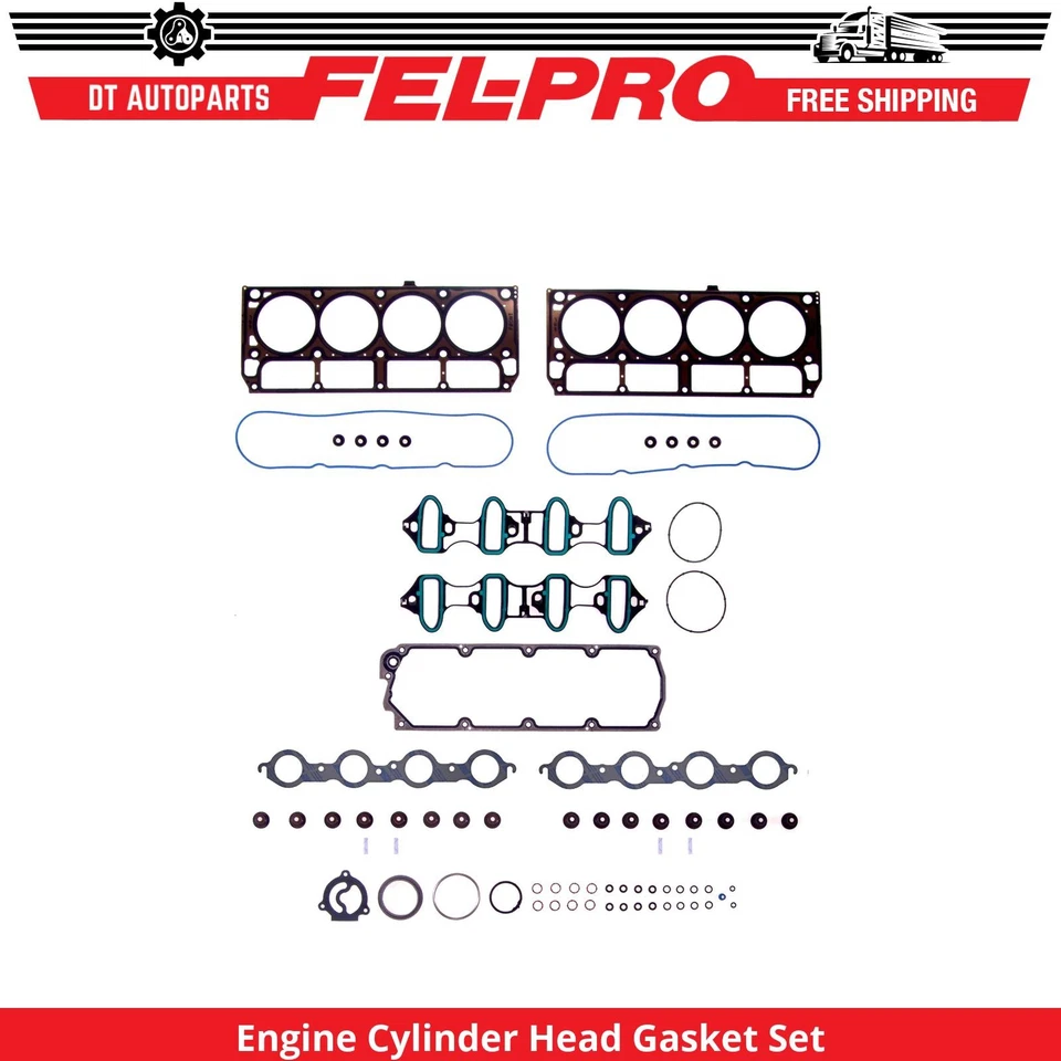 Para 2009-2012 GMC Yukon XL 1500 6.2L V8 conjunto de junta de cabeça de cilindro de motor Fel-Pro - Imagem 1 de 1