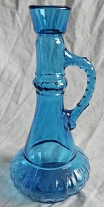 Decanter bottiglia liquore JIM BEAM anni 70 blu genio MCM KY-DRB 230-11973 - Foto 1 di 7