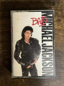 VTG, 1987 Michael Jackson Bad Cassette Tape - Foto 1 di 2