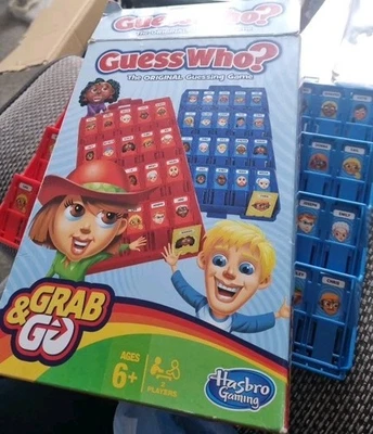 Hasbro GUESS Who? Grab & Go Travel Guessing Board Game 6+, 2 Players - Image 1 of 3