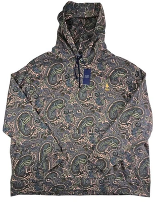 NWT Polo Ralph Lauren Bedford Paisley Fleece Hoodie Sweatshirt Men’s 3XB - Image 1 of 4