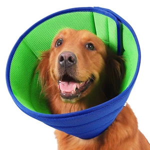 Pet Dog Cat E-Collar Puppy Cat Elizabethan Collar Bite Proof Soft Recovery Cone - Picture 1 of 13
