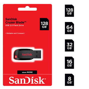 SanDisk 8GB 16GB 32GB 64GB 128GB USB Flash Drive Thumb Memory Stick Pen Lot Pack