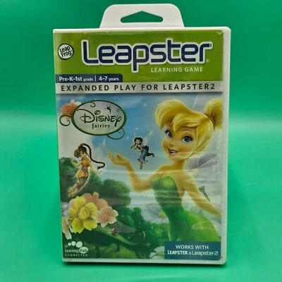 Disney Fairies TinkerBell LeapFrog Leapster Learning Game Brand New SEALED Pre-K - Image 1 of 4