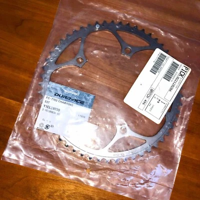 Shimano Dura Ace Triple FC-7703 D-53T Chainring-NEW/NOS 3x10-Speed Rare! - Image 1 of 2