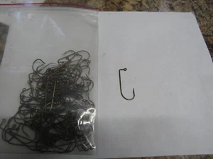 100 VMC 9131 9131BZ Bronze 90 Degree Bend Jig Fish Fishing Hooks Size 1 - Picture 1 of 3