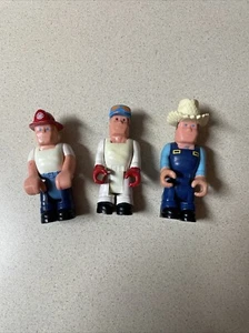 Fisher Price Husky Helfer Actionfiguren Vintage 70er Jahre 3 Stück - Bild 1 von 5